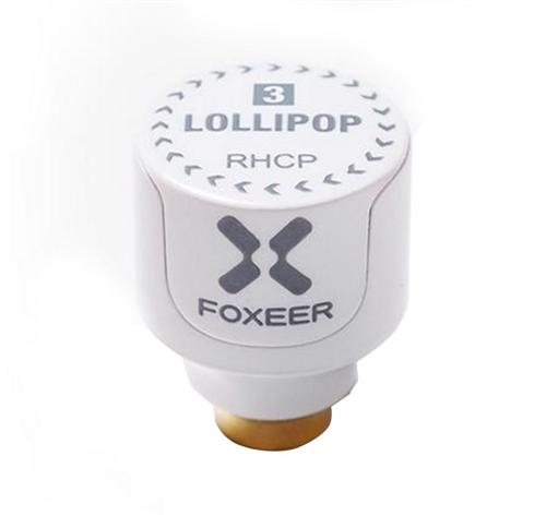 Foxeer Lollipop 3 5.8G 2.5dBi RHCP Stubby Omni FPV Antenna (White) [FLP3-RHCP-ST-W]
